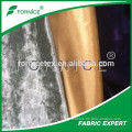 China manufacturer ice shiny polyester 100% silk velvet fabric